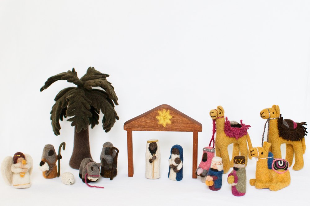 Exclusive Hope Nativity Set Handmade in Rwanda