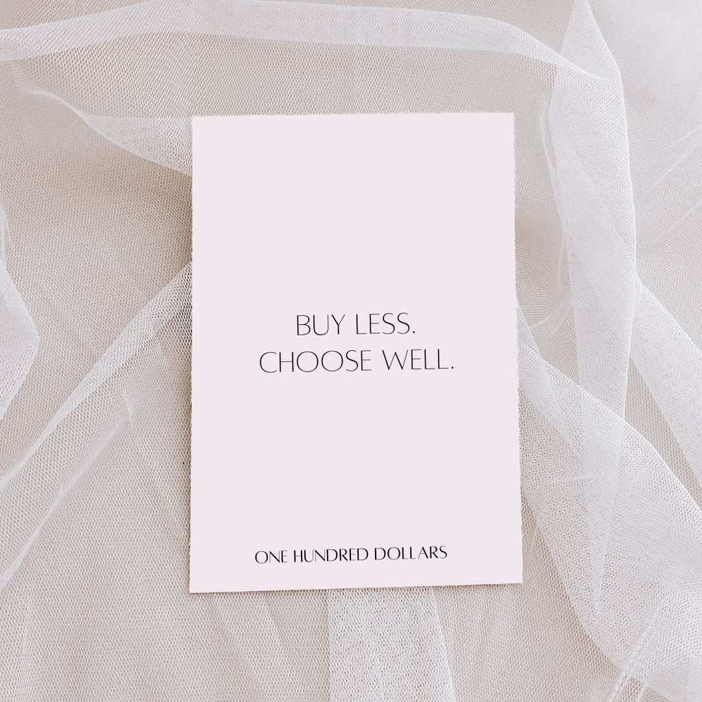 Buy Less. Choose Well. Gift Card