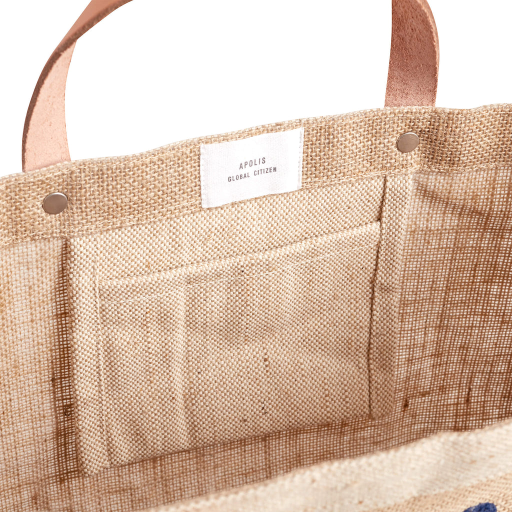 Petite Market Bag in Natural for Clare V. “Merci Beau Coup”