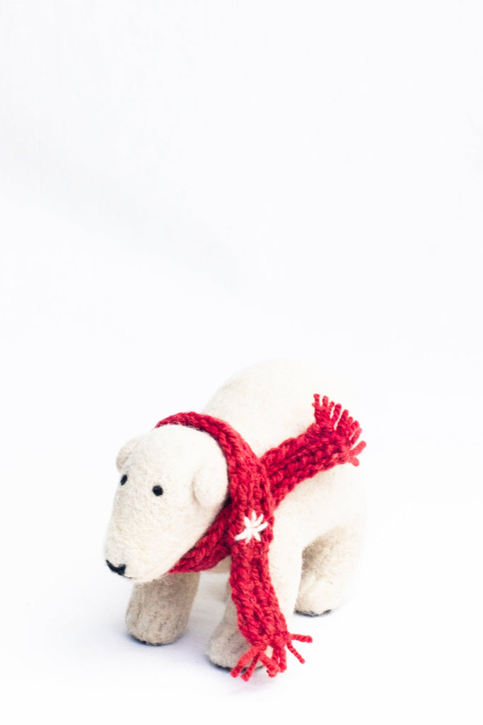 Handspun Hope | Isimbi Polar Bear Handmade in Rwanda