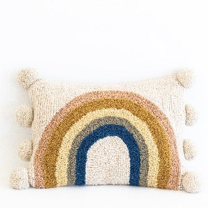 Handmade Rainbow Pillow