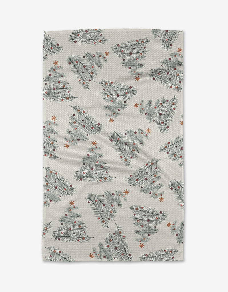 Geometry Kitchen Tea Towel | Classy Christmas